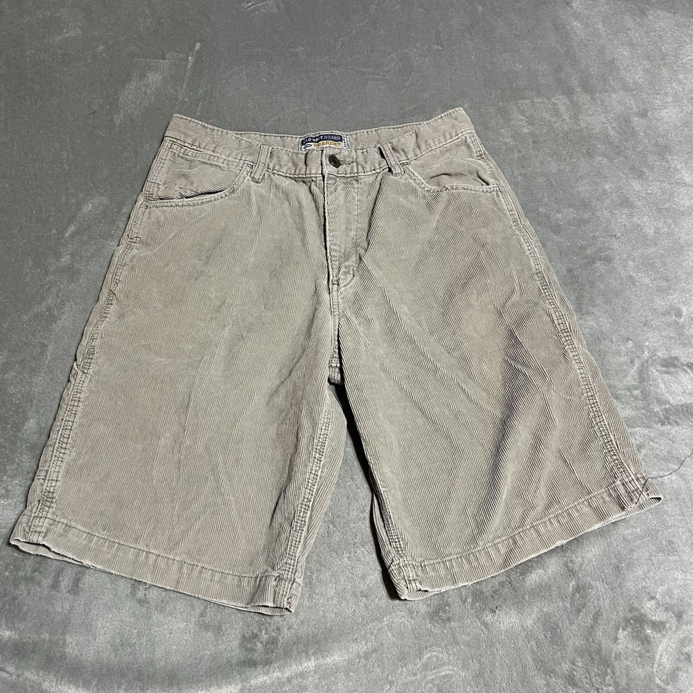 Y2K Old Navy Shorts Mens 33 Corduroy Workers Baggy‎ Carpenter Skater Grunge